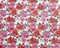 Red-Ivory-Multi Poly Floral Printed Crinkle Yoryu Chiffon Woven Fabric By the Yard